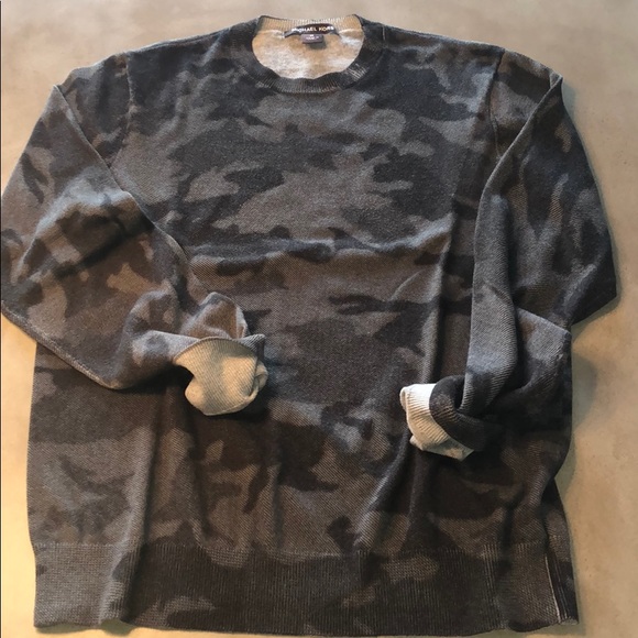michael kors camo sweater